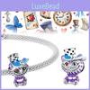 Pure Silver S925 Beaded Bracelet In Fairy Tale Animal Designs For A Whimsical Touch
