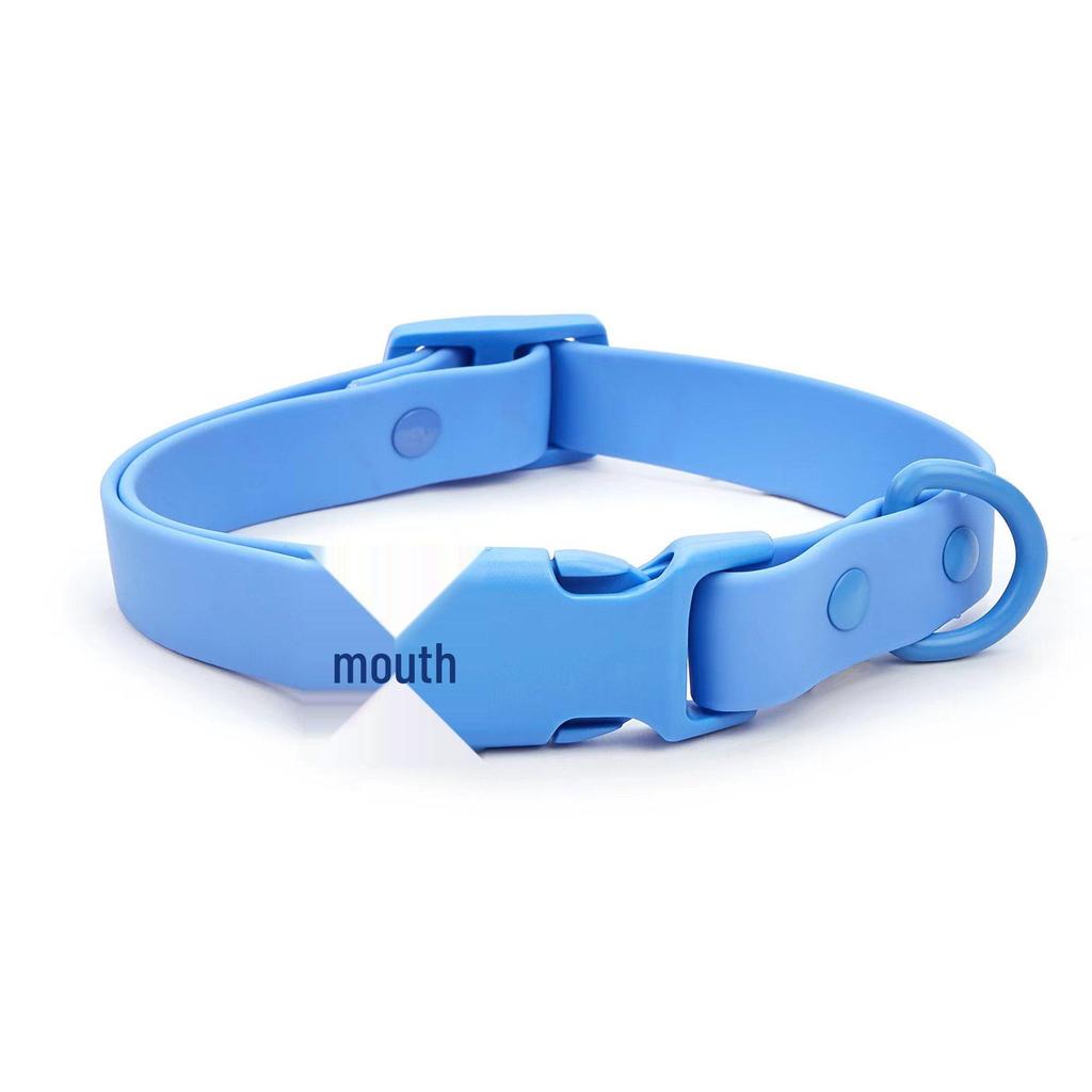 Macaron Color PVC Dog Collar & Leash Set - Soft & Comfortable