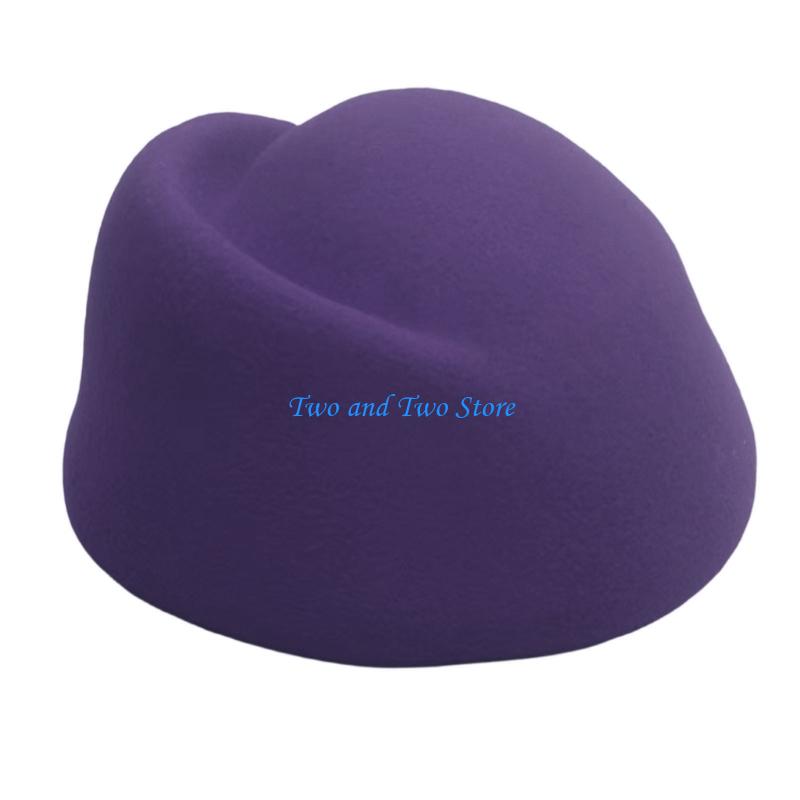 HX6F British Air Stewardess Color Hat 7 Colors Adjustable