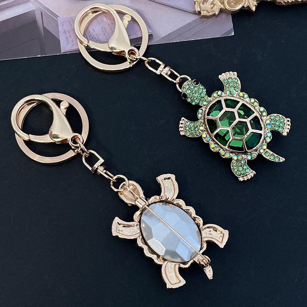 Cute Turtle Car Keychain Creative Gift Fashion Key Ring