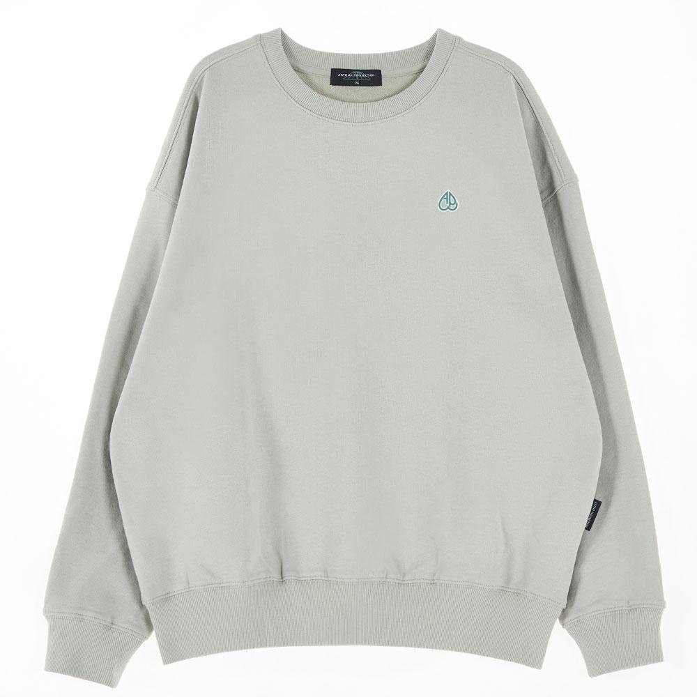 ASTRAL PROJECTION Oversized Drop Shoulder Ap Heart Sweatshirt_Mint