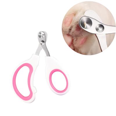 1pcs Round Cutting Hole Cat Nail Trimmer, Avoid Over CuttingPet Nail Trimmer for Struggling Hyperactive Cats,Pet Professional Tools