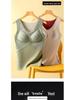 Women's Seamless Self-Heating Velvet Thermal Underwear with Chest Pads & Thick Inner Lace.