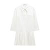 Spring 2025 Women's European & American Style Fashion Versatile Shirt-Style Jumpsuit Dress