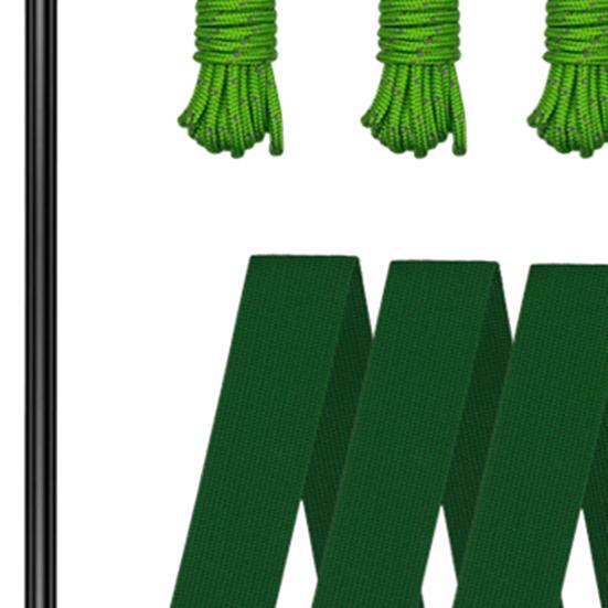 Tree Stake Kit Heavy Duty Young Trees Supports Against Bad Weather Tree Staking Kit with Ground Stakes 4m Ropes Tree Ties for Leaning Trees