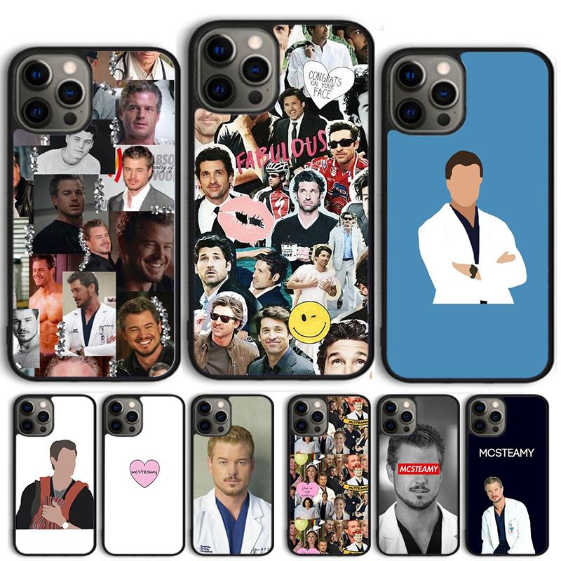 Greys Anatomy McSteamy Heart Mark Sloan Phone Case Cover For iPhone 17 Air 16 15 11 13 14 Pro Max 12 Plus Max XR