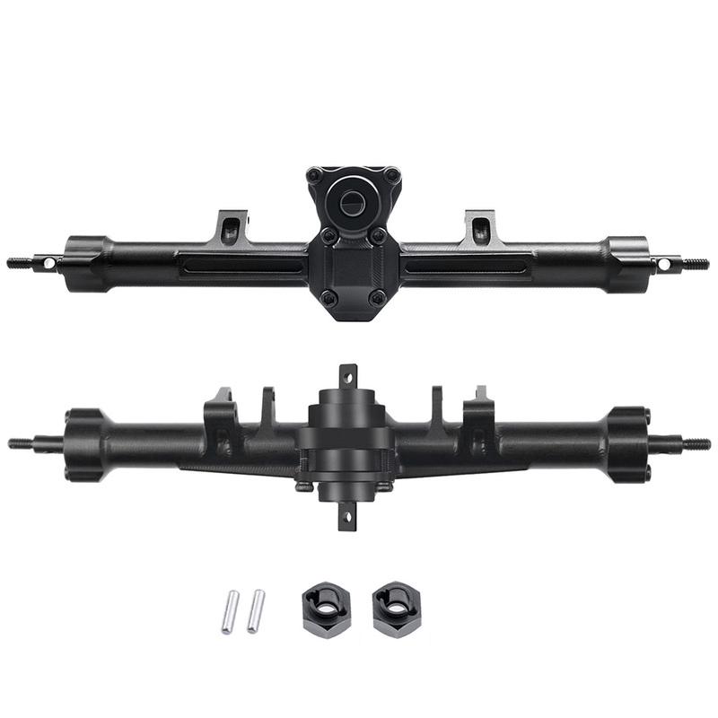 AXSPEED Front / Middle / Rear Alu Alloy Portal Axle for Axial SCX24 Deadbolt Wrangler C10 Gladiator Bronco 1/24 RC Car 6x6 Parts