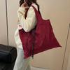 Waterproof Foldable Shopping Bag Reusable Shopping Eco Bag Drawstring Design Handbag  Shopping
