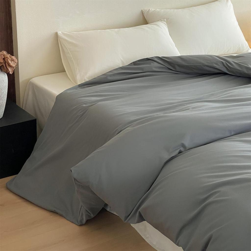Solid Color Washed Cotton Duvet Cover, Single Item, 100% Cotton, Available In Sizes 150x200 & 200x230