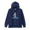 Champion Long Sleeve Graphic Print REVERSE Hooded Dark Men's WEAVE(R) Sweatshirt, Navy, C3-A131