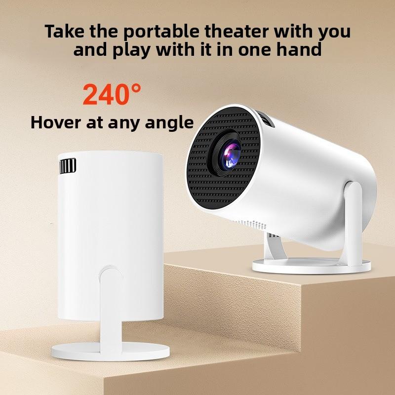 Projector Home daytime wall 1080p projector Mini high definition intelligent barrel wifi projector