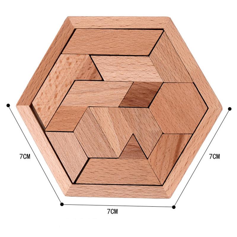 27 Style Block Puzzle Jigsaw Puzzle Board Classical Puzzle Children'S Toys Hexagonal Alien Chess Tangram Puzzle Toys