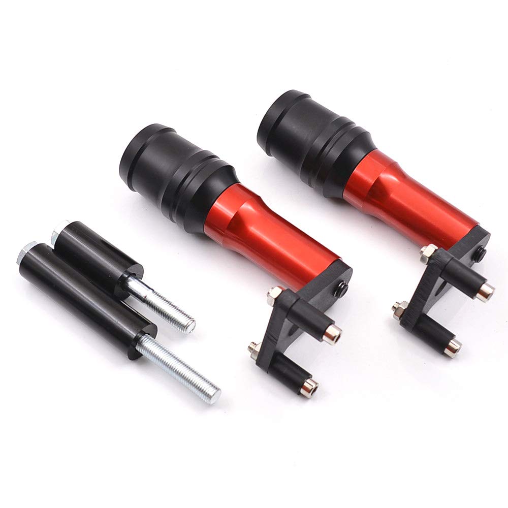 LEDISHUN Engine for Kawasaki Ninja Ninja and Z400 Guard/Slider 250, 400, (2018-2025) (Red)