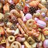 10Pcs Realistic Mini Biscuit Food Jewelry Donut Model DIY Decorative Accessory