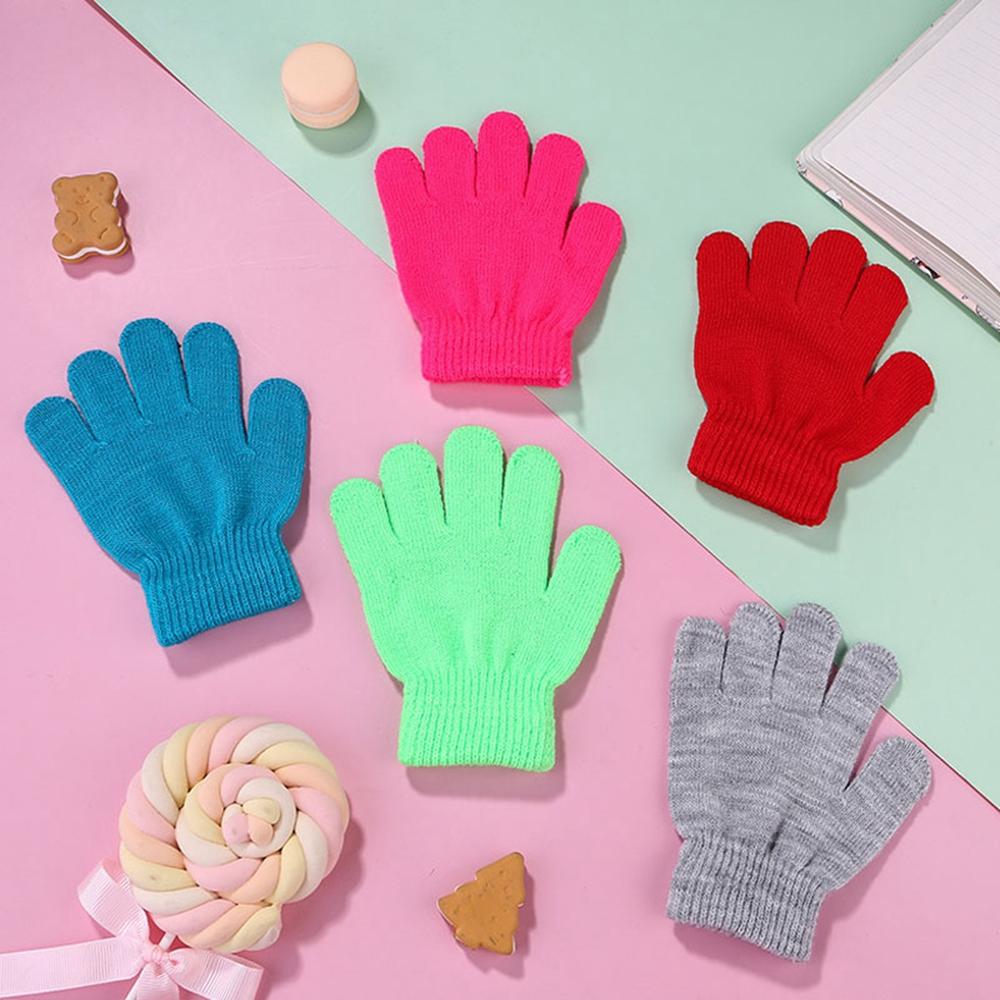 

Теплая эластичная новинка с эластичными волосами, черные перчатки с половиной пальца, теплые вязаные перчатки, перчатки без пальцев