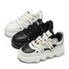 New Spring Men's Shoes Korean Style Fashionable and Versatile Casual Men's Leather Shoes Thick Sole Heightened Comfortable Lace-up Men's Shoes