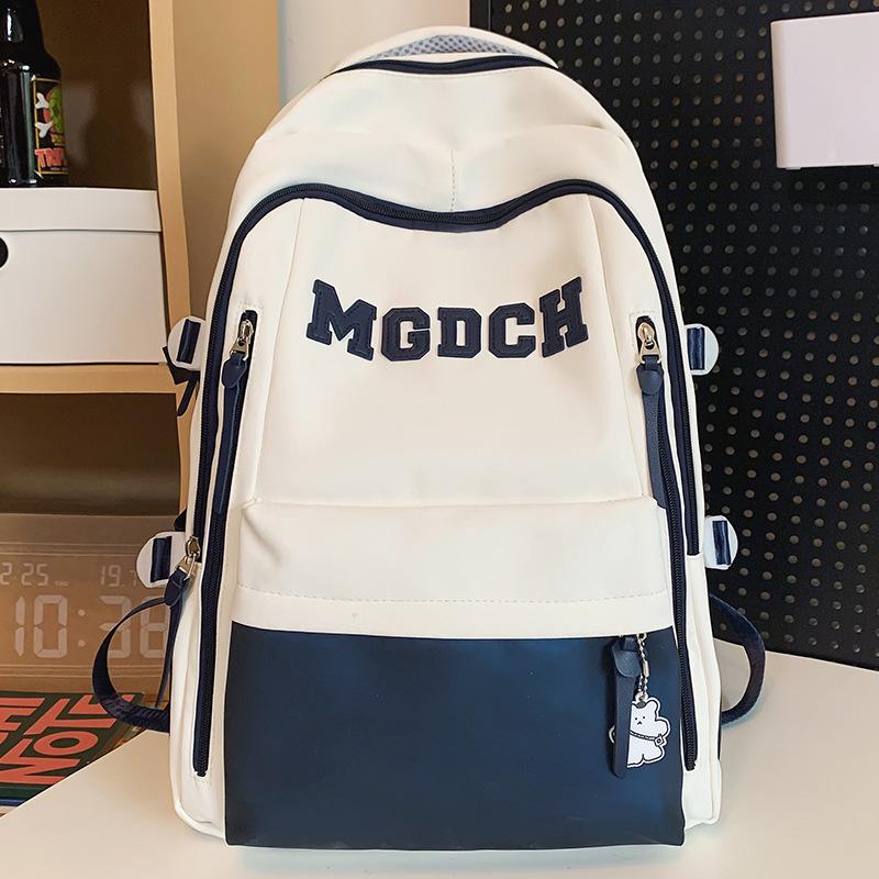School Bag Children Primary School Girls Burgundy Junior High School Backpack Middle School Student College Student Backpack