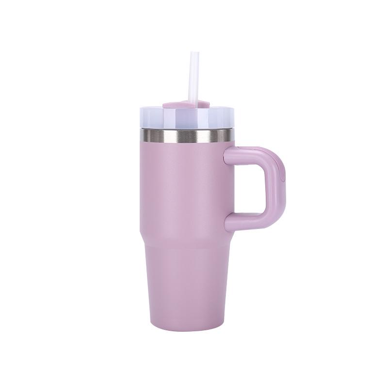 Cross Second Gen 14oz Insulated Car Cup with Handle, 304 Stainless Steel, Large Capacity Straw Ice Buster 14oz фиолетовый