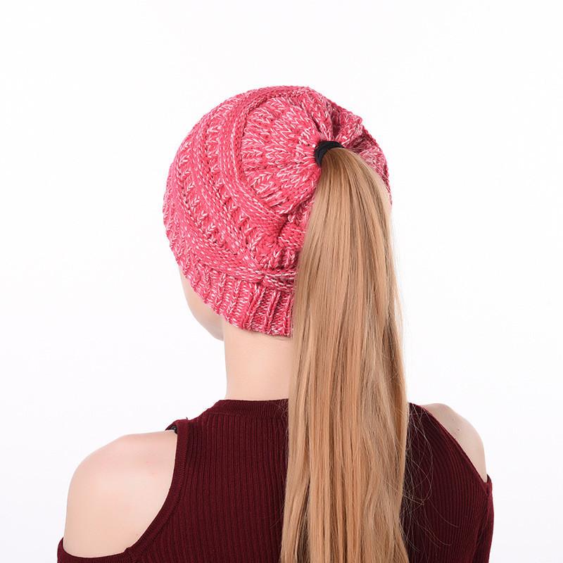 Stylish Women's Knit Beanie Hat For Winter Spring And Fall In Various Colors