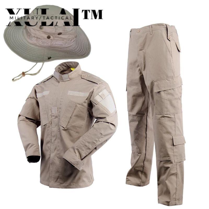 Ribstop Army Combat Uniform Policyjny mundur z kapeluszem typu Bucket