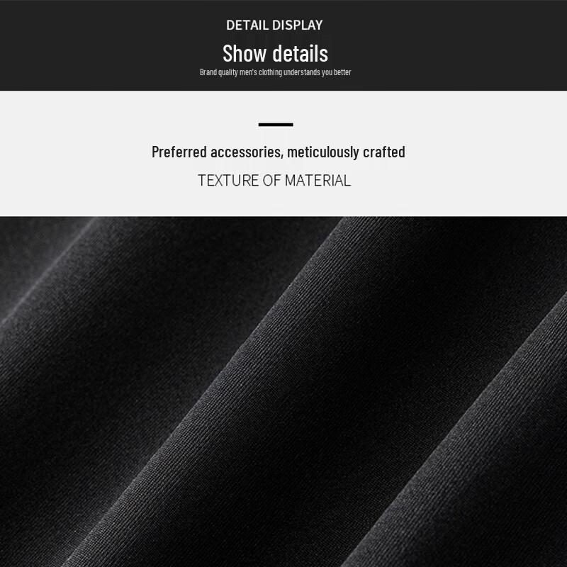 ROMON Men's Business Casual Straight Fit Trousers