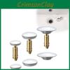 Durable All Copper Sink Stopper Set Featuring Large And Small Push Button Caps