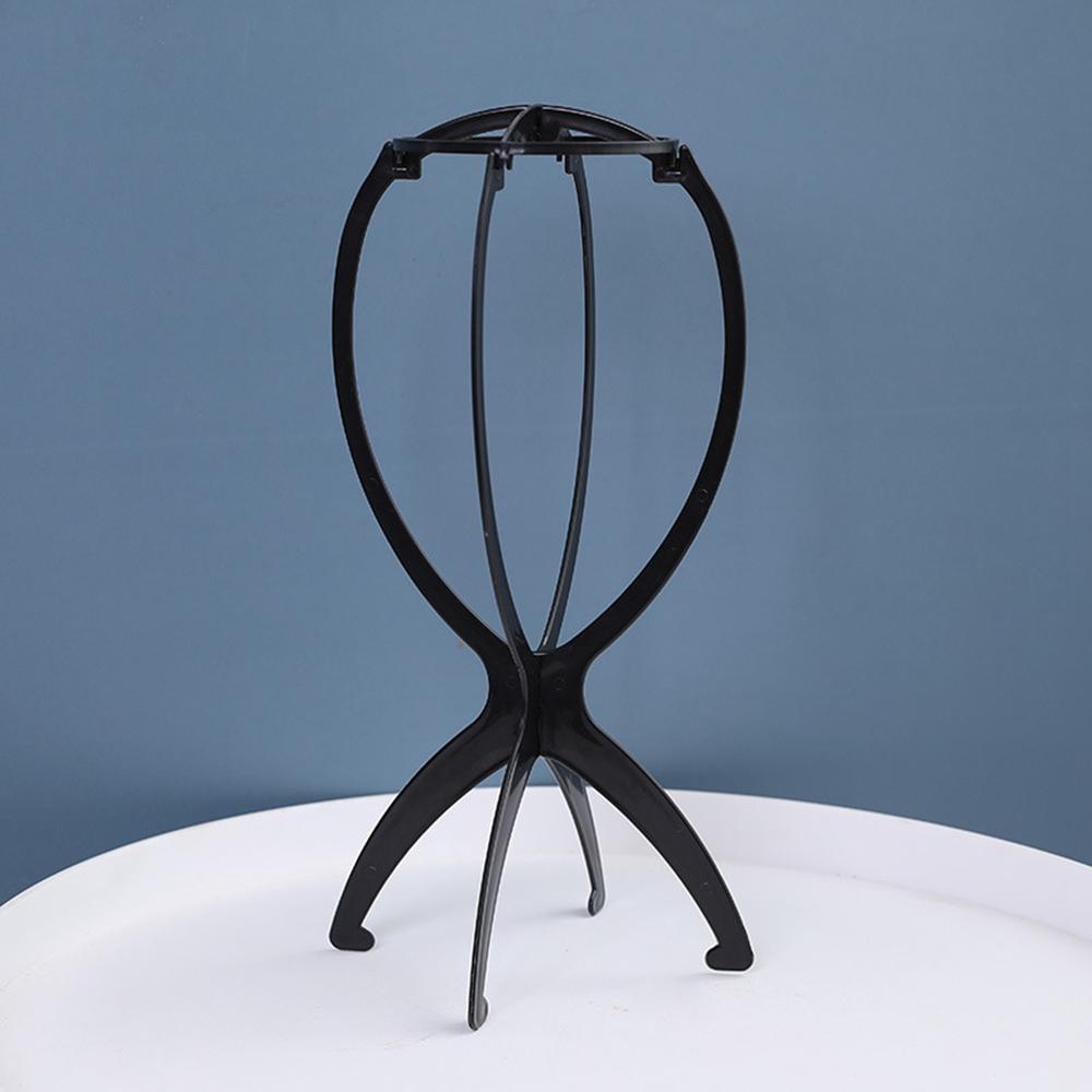 1PC Four Colors Wig Stands Plastic Hat Display Wig Head Holders 16x34Cm Mannequin Head/Stand Portable Folding Wig Stand