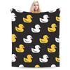 Duck Face Blankets Fleece  Warm Throw Blanket For Car Sofa Couch Bed Rug
