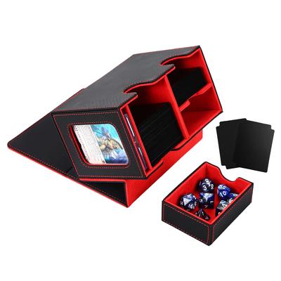 Venssu Deck Zberateľská karta Karta Displej Kocky Pojme 200 Obsahuje 2 Priehradky a 1 Magnetický Kompatibilný s Pokemon Duema Rôzne Obaly na Karty