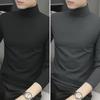 2-Pack Men's Modal Mid-Neck Long-Sleeve T-Shirts for Spring and Autumn