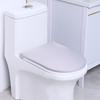 Toilet Dust Cover Solid Color Firm Elastic Strap Seasonal Toilet Cover Home Style Toilet