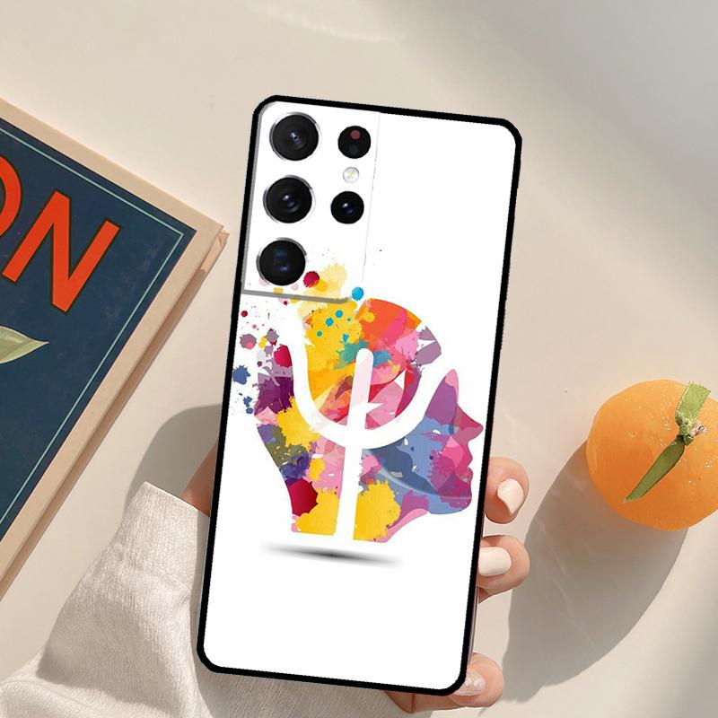 Psychologist Profession Psychology Phone Case For Samsung Galaxy S26 S25 S20 S21 S22 S23 S24 Ultra S10 Plus S25 FE Back Cover