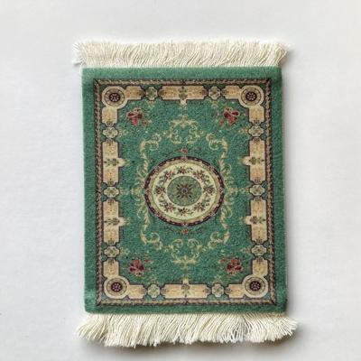 Photo Props Handmade Table Decor Kitchen Accessories Persian Style Retro Pattern Table Mat Placemat Coaster Cup Pads