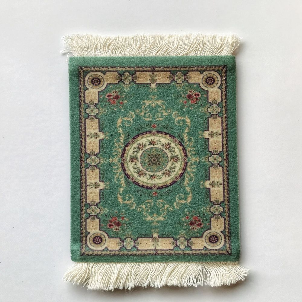 With Tassel Heat-resistant Desk Cushion Retro Pattern Table Decor Kitchen Accessories Coaster Cup Pads Table Mat Placemat
