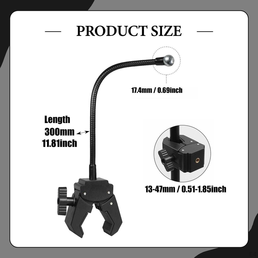 Phone Holder Support Hose Gooseneck Arm Mount Accessories Portable Clip Adjustable Bracket