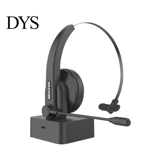 Wireless Earphone Headset Bluetooth-compatible 5.0 Noise Reduction Truck Driver Business Headphone Over Ear with Mic for