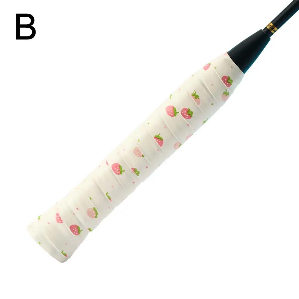 

Anti-slip Sweatband Badminton Grip Badminton Racket Grip Sweat-absorbing Hand Glue Sport Tape Windings Over For Fishing Q3U8