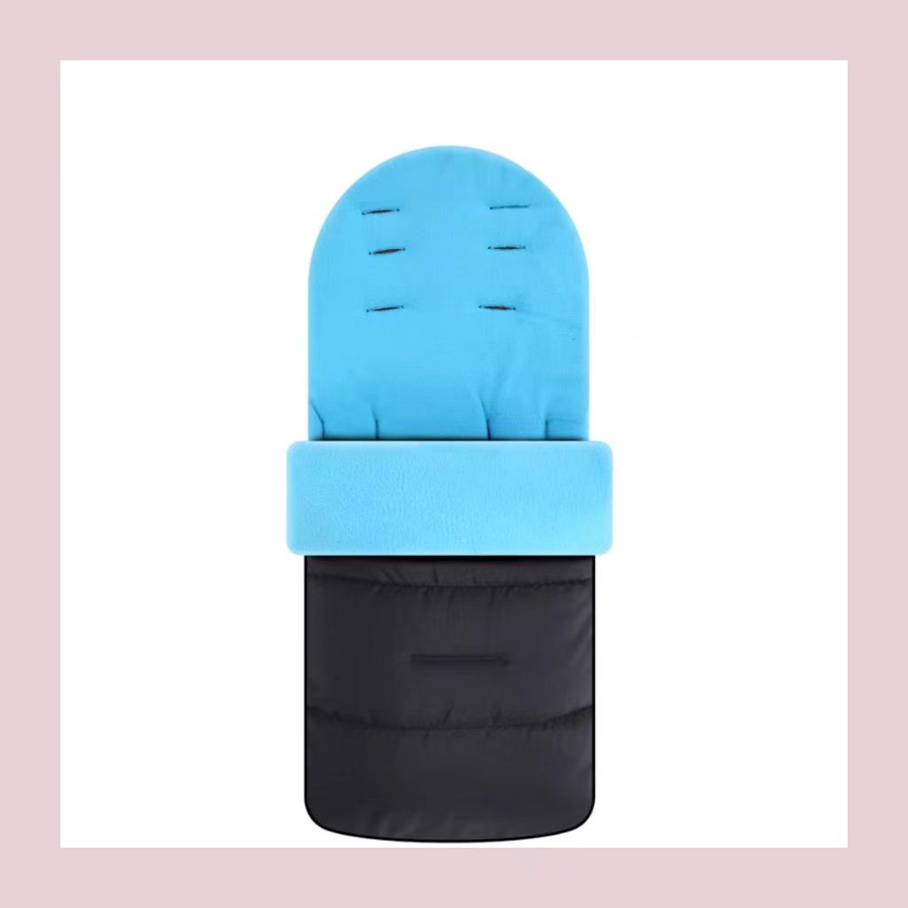 Windproof Winter Sleeping Bag with Thick Foot Cover for Baby Stroller – Cozy and Warm Cotton Pad for Cold Weather Outings