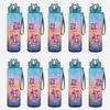 Anime K-Pop Demon Hunters A-Z English Letter Printed Blue Water Cup Demon Hunters Large Capacity Outdoor Portable Drinking Bottle for Boy Girl Gift