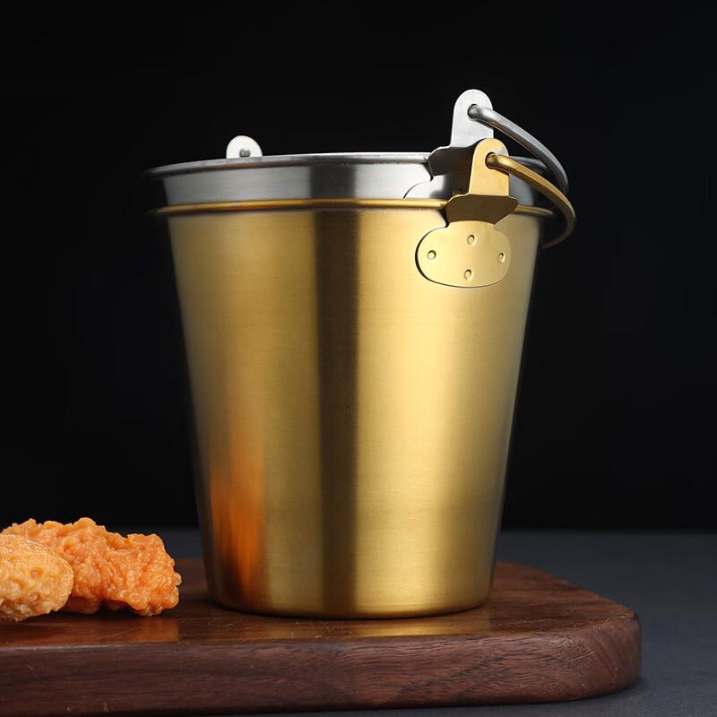 Snack- und Eisbehälter aus Edelstahl