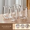 Insulated Double-Layer Glass Tea Cup Set: High-Temperature Resistant, Anti-Scald, Large Capacity for Home & Guest Use