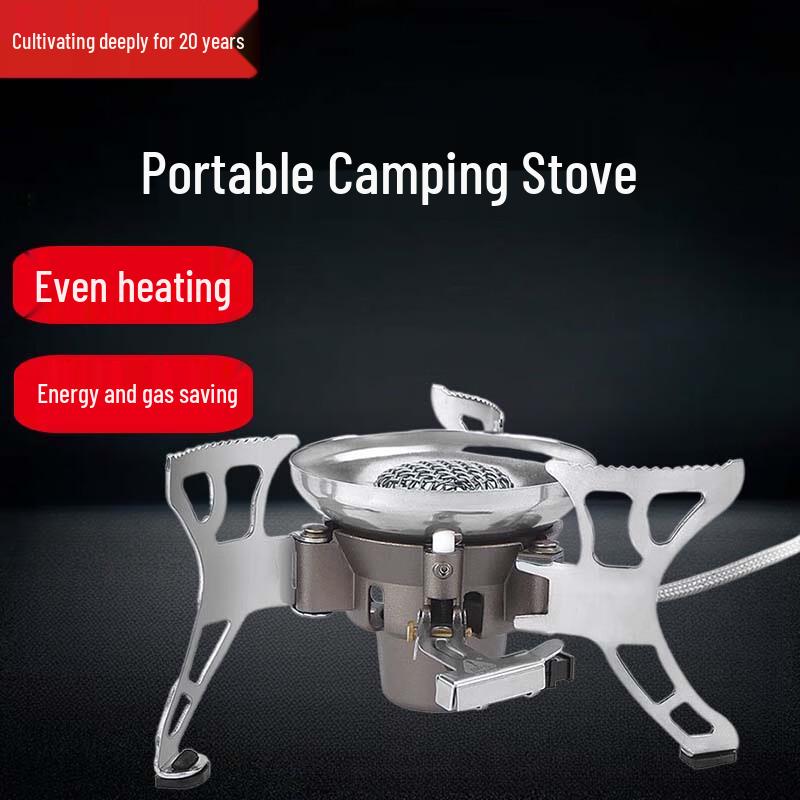 Beifu Portable Windproof Camping Gas Stove with Fire Starter