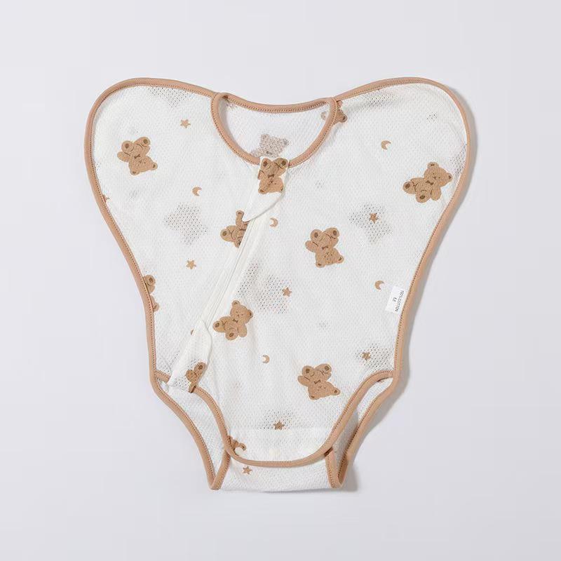 Newborn Anti-Startle Mesh Swaddle Sack - Spring/Autumn Thin, Summer Style Leg Wrap