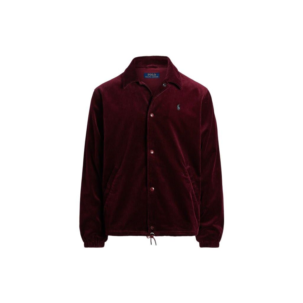 

Polo Ralph Lauren Fw22 Однотонная однобортная бейсбольная куртка с воротником-стойкой Мужская куртка Красная MNPOOTW16020903-600 S