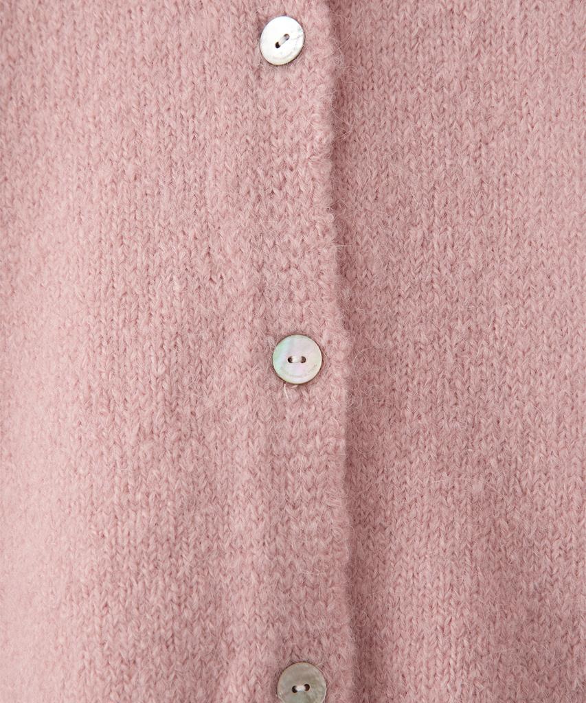 Sseomweeobeoteo Manon Alpaca Cardigan - Pink