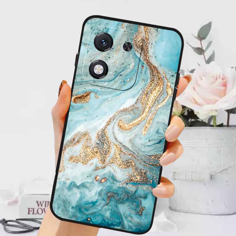 For Honor X70i 5G Case Luxury Marble Silicone Soft Phone Covers for Honor X70i 5G Protective TPU Back Shells ABR-AN00 Coque Capa