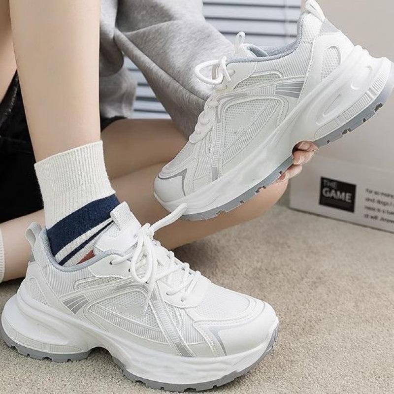 

Fashion Summer new simple comfortable soft soled running shoes anti slip wear-resistant lightweight breathable women s sports shoes 35 бежевый