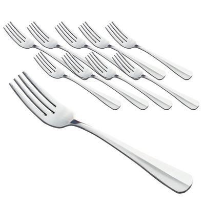 Raonnuri Pure Light Dinnerware Dessert Fork and Children's Fork, Fork, 10 Pieces