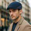Winter Autumn Wool Warm Newsboy Cap Men Women Thick Warm Vintage Casual Fashion Berets Gatsby Flat Hat Peaked Cap Adjustable