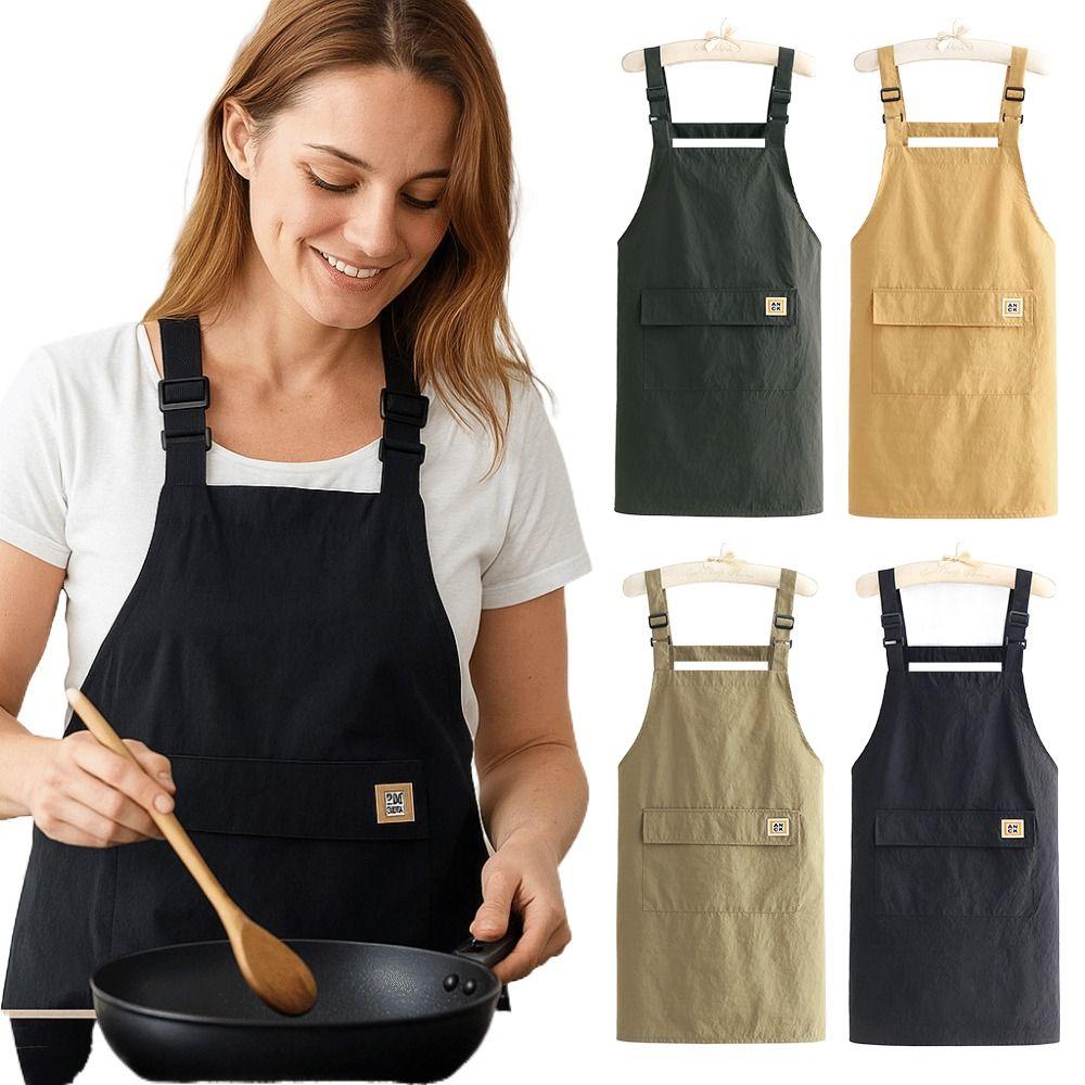 Waterproof Sleeveless Apron Breathable Kitchen Aprons Stain-Resistant Apron  Cleaning Accessories
